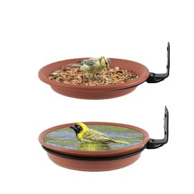 2 Pack hanging foldable hummingbird feeder; bird feeder; bird water feeder; creative bird nest in the garden; with brackets